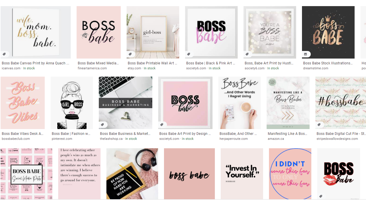 Boss babe google search